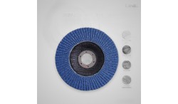 Круг лепестковый плоский 125х22мм Р80 Flexione Цирконий