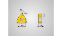 WNMG080408-PM3 TP6210 WNMG080408-PM3 TP6210